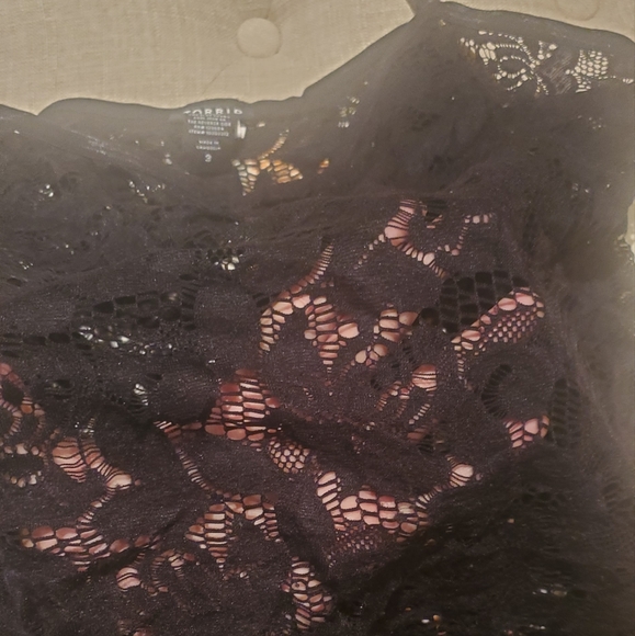 Sheer Lace V-Neck Tank Top - Picture 3 of 5